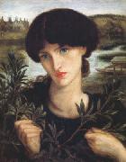 Dante Gabriel Rossetti Water Willow (mk28) USA oil painting artist